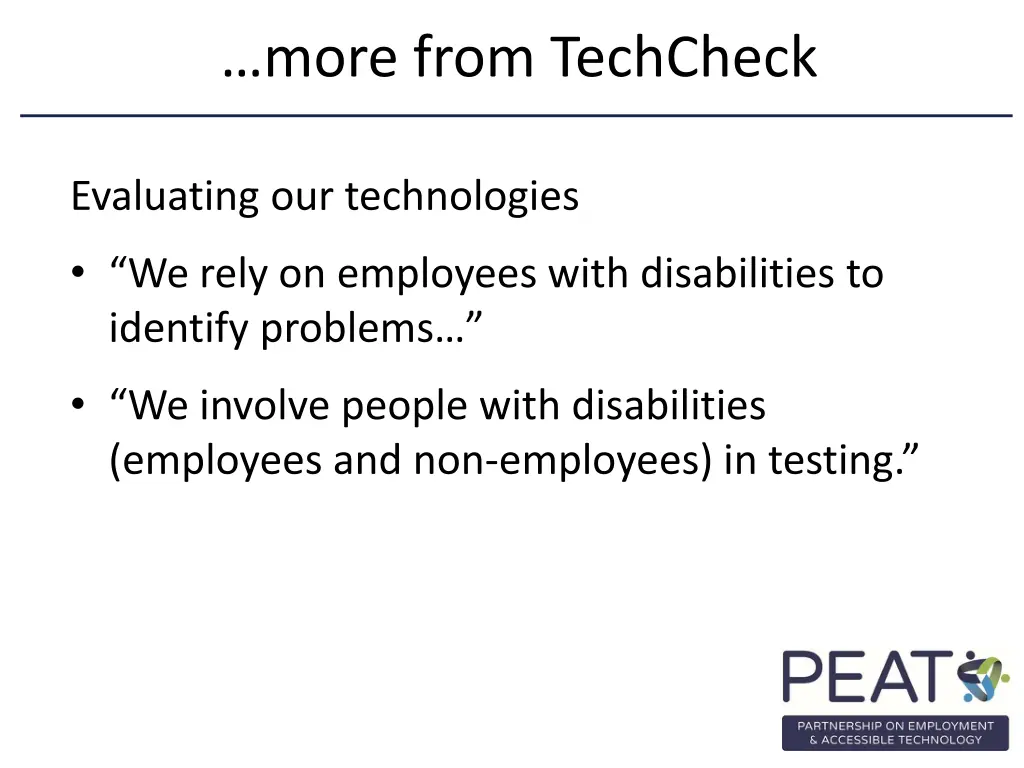 more from techcheck