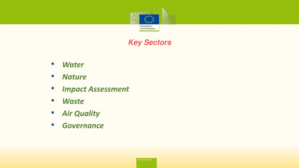 key sectors