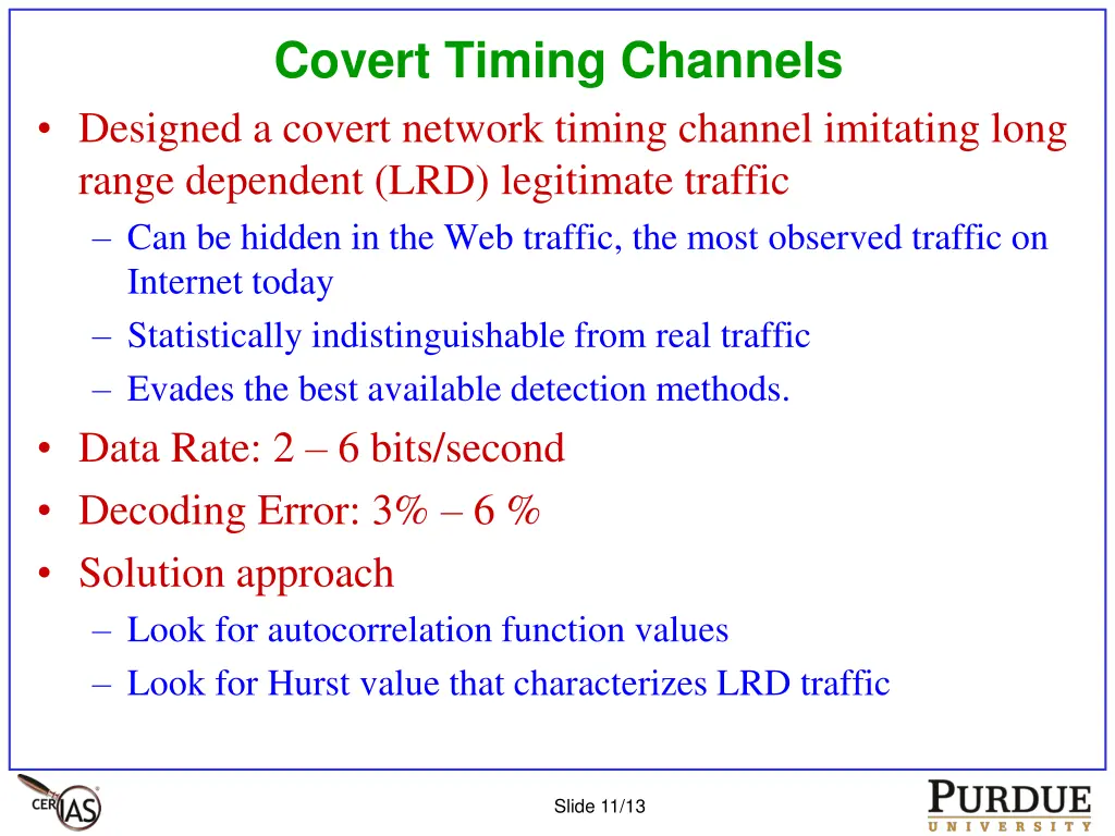 covert timing channels designed a covert network