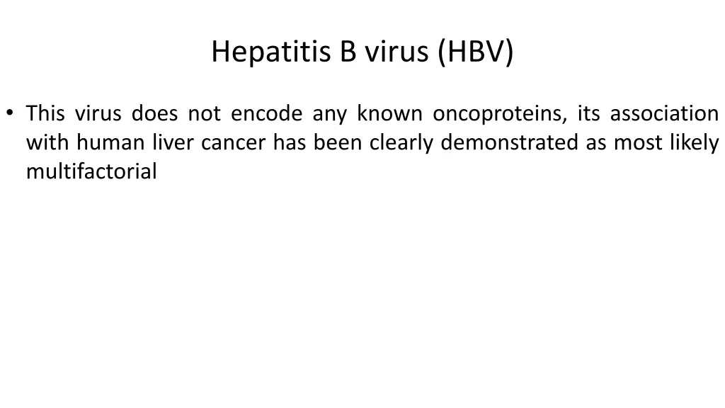 hepatitis b virus hbv