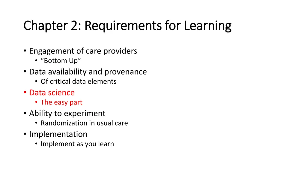 chapter 2 requirements for learning chapter 2