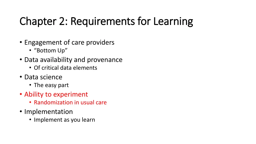 chapter 2 requirements for learning chapter 3