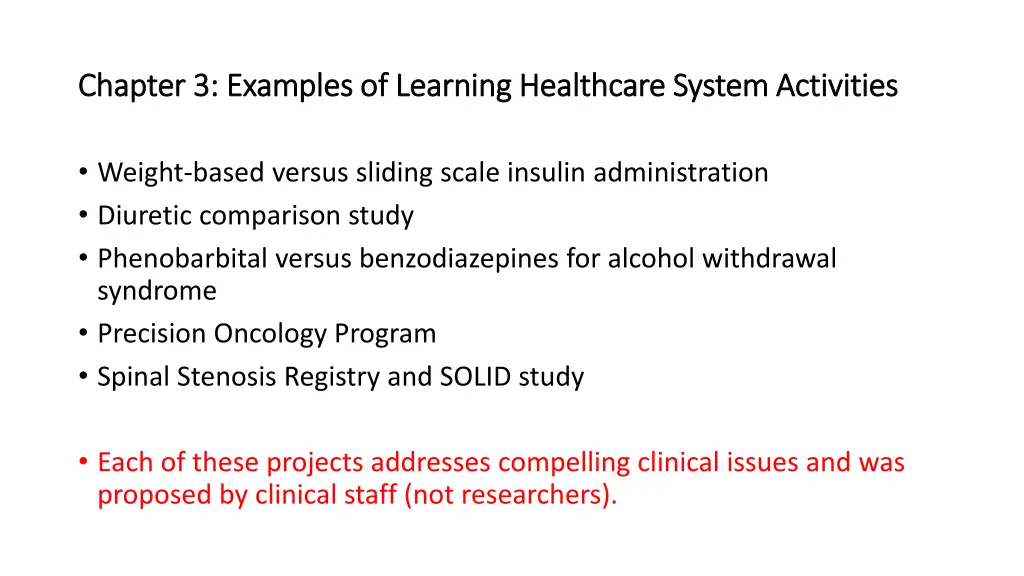 chapter 3 examples of learning healthcare system 1