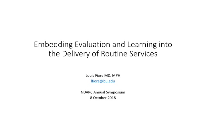 embedding evaluation and learning into