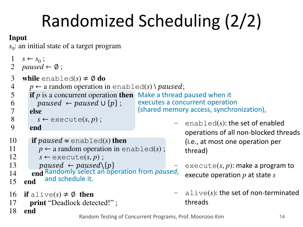 randomized scheduling 2 2