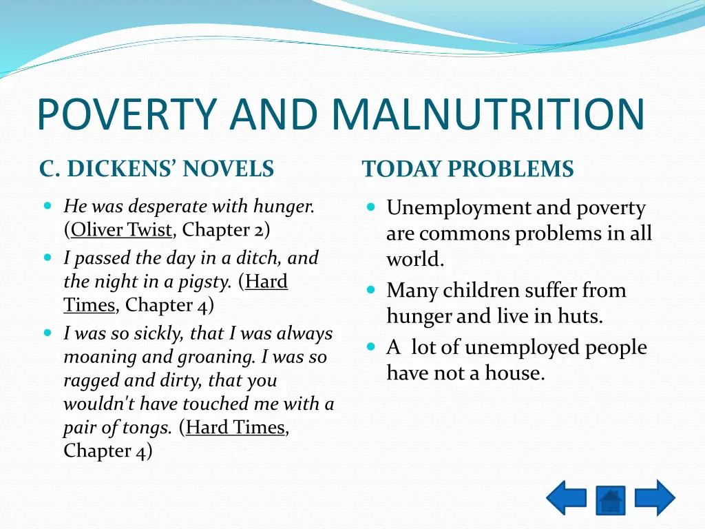 poverty and malnutrition