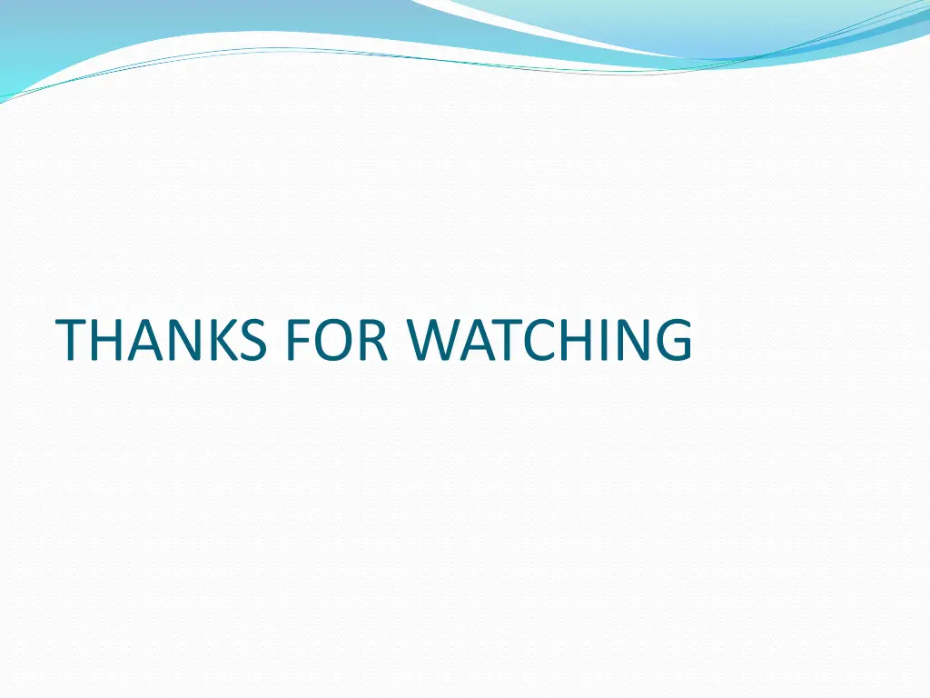 thanks for watching