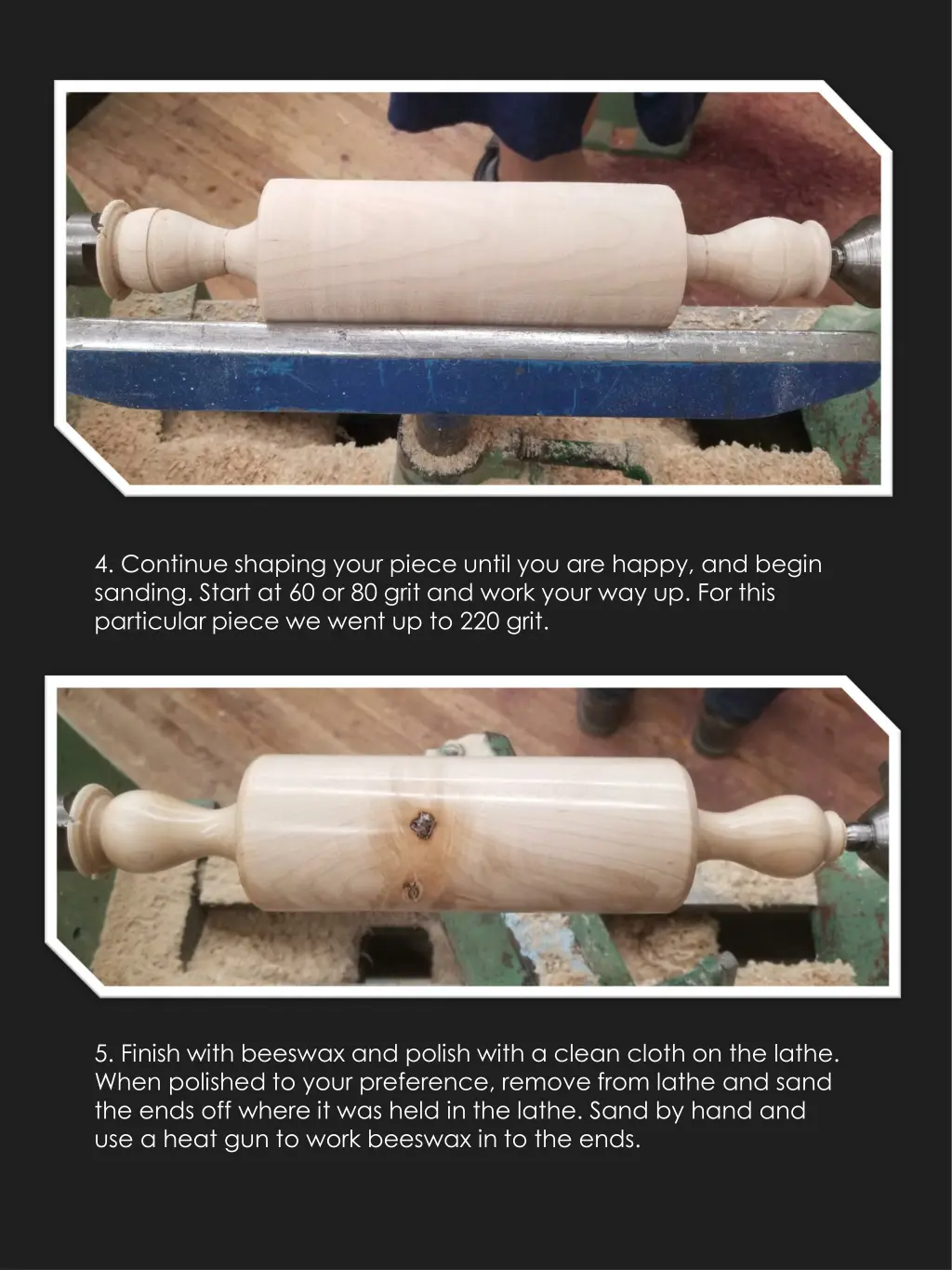 4 continue shaping your piece until you are happy