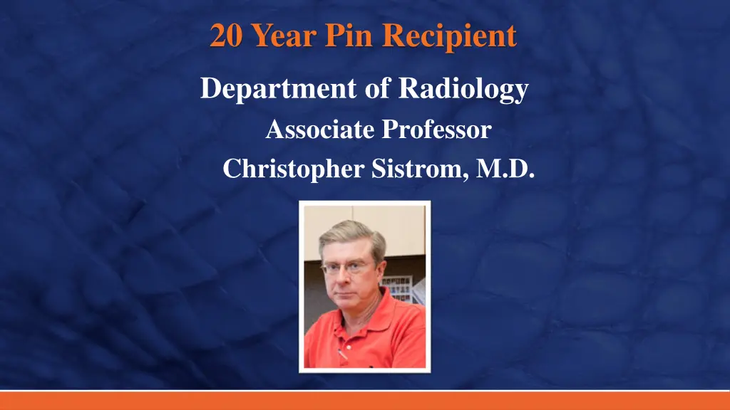 20 year pin recipient 2
