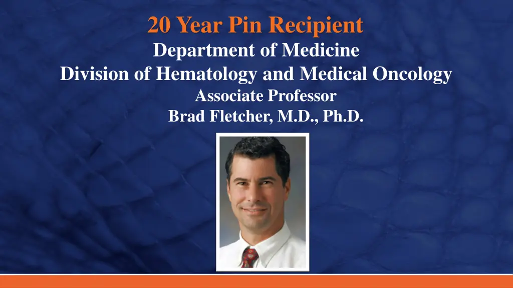 20 year pin recipient department of medicine 3