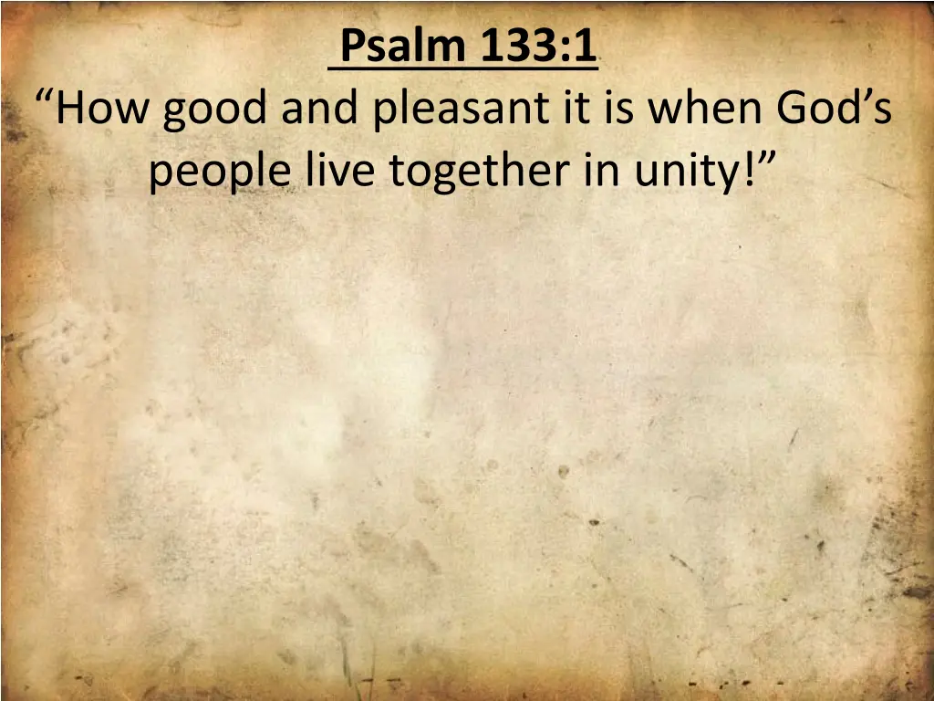 psalm 133 1