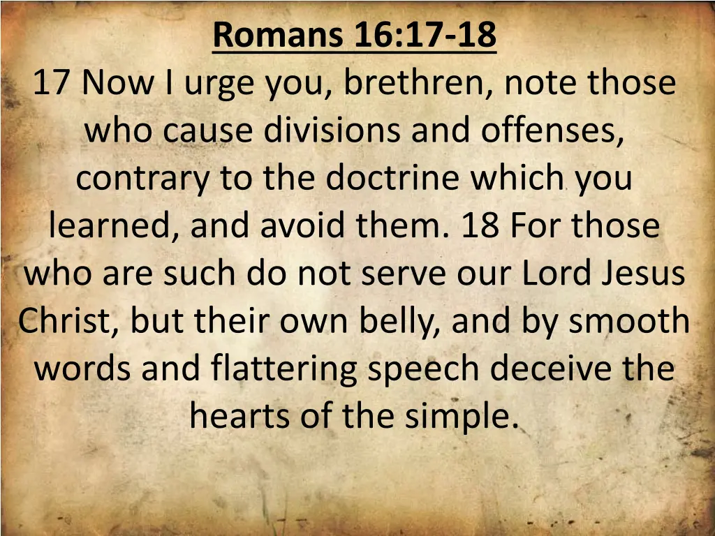 romans 16 17 18