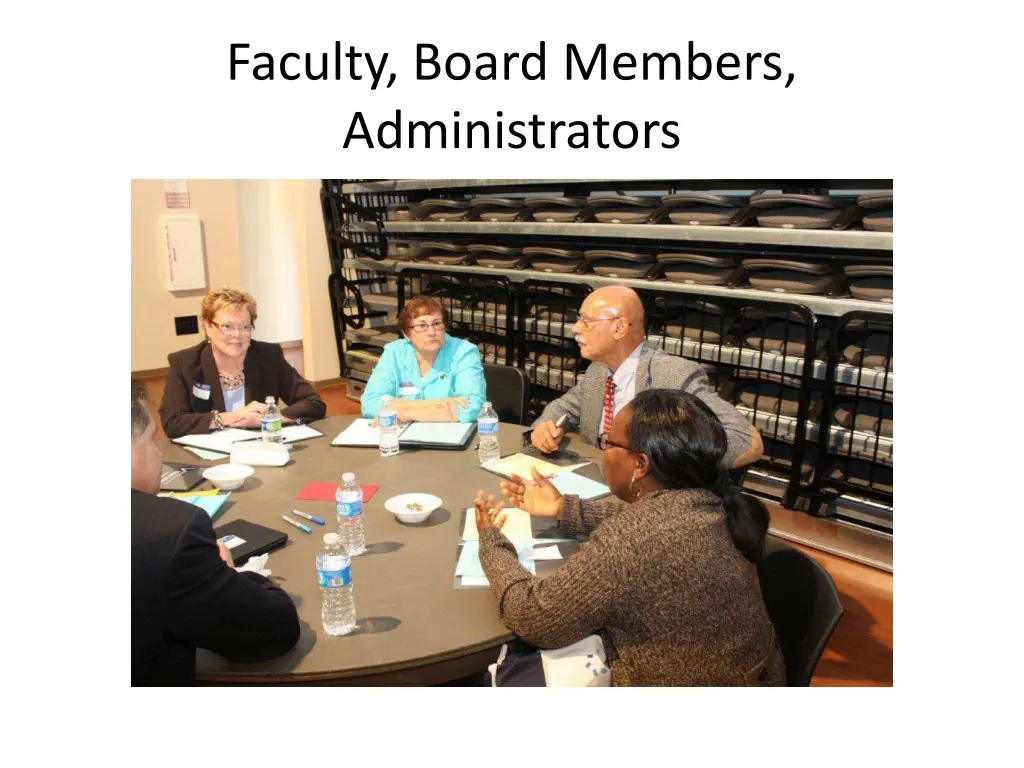 faculty board members administrators