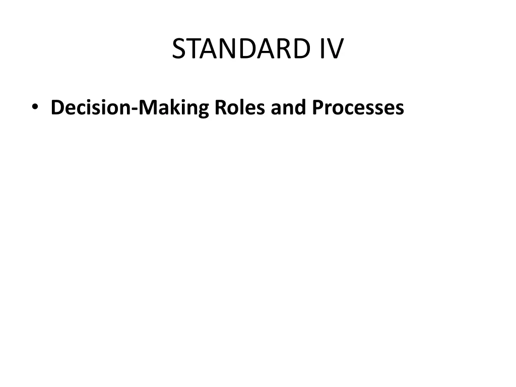 standard iv
