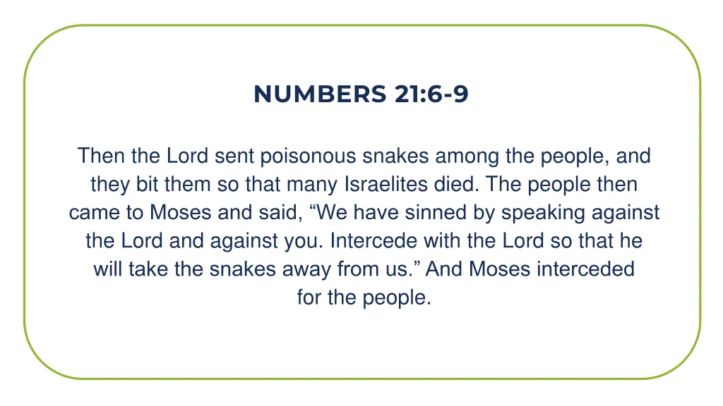 numbers 21 6 9