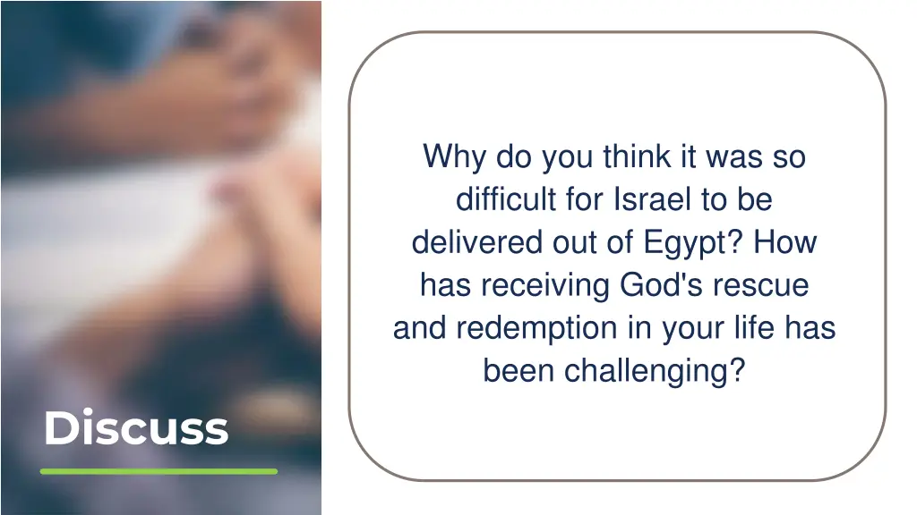 why do you think it was so difficult for israel