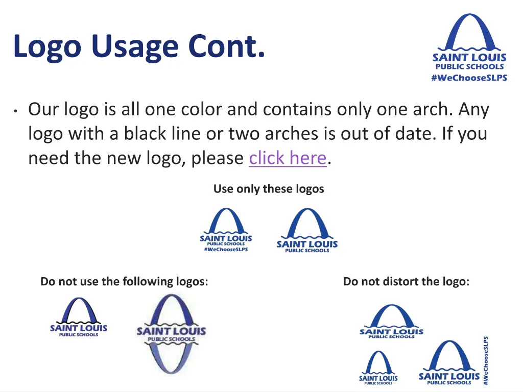 logo usage cont