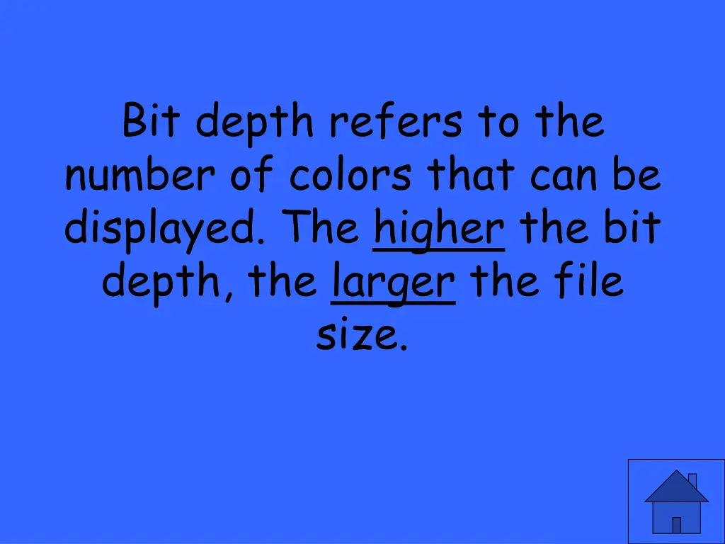 bit depth refers to the number of colors that 1