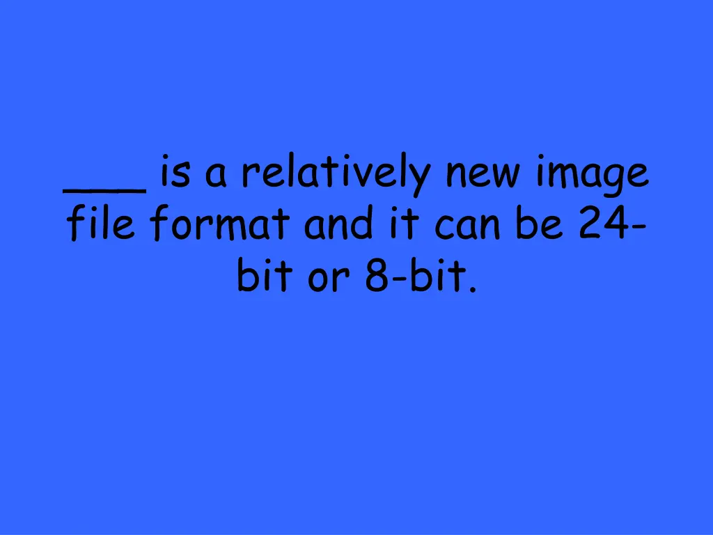 is a relatively new image file format