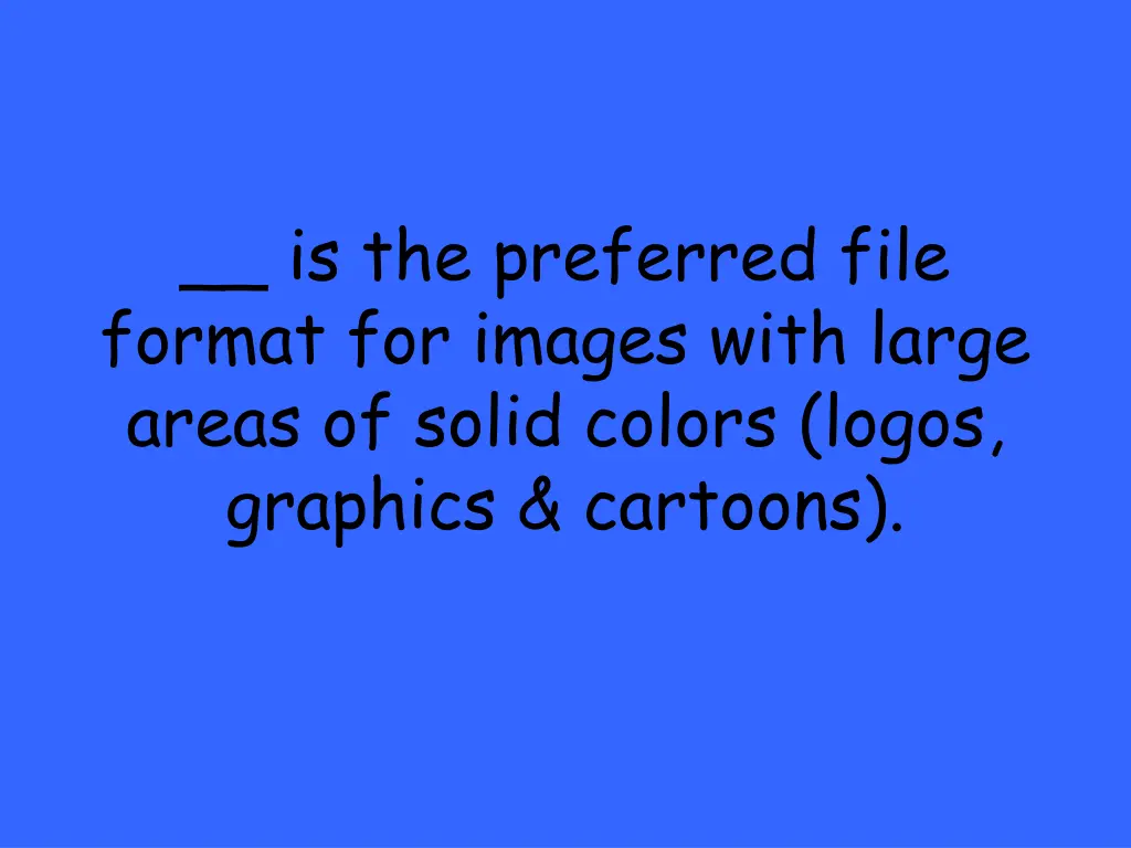 is the preferred file format for images with