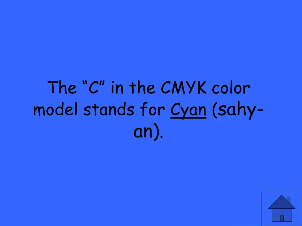 the c in the cmyk color model stands for cyan