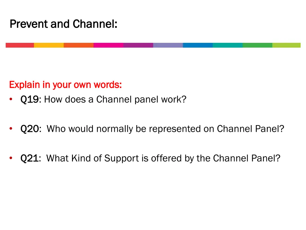 prevent and channel prevent and channel 9