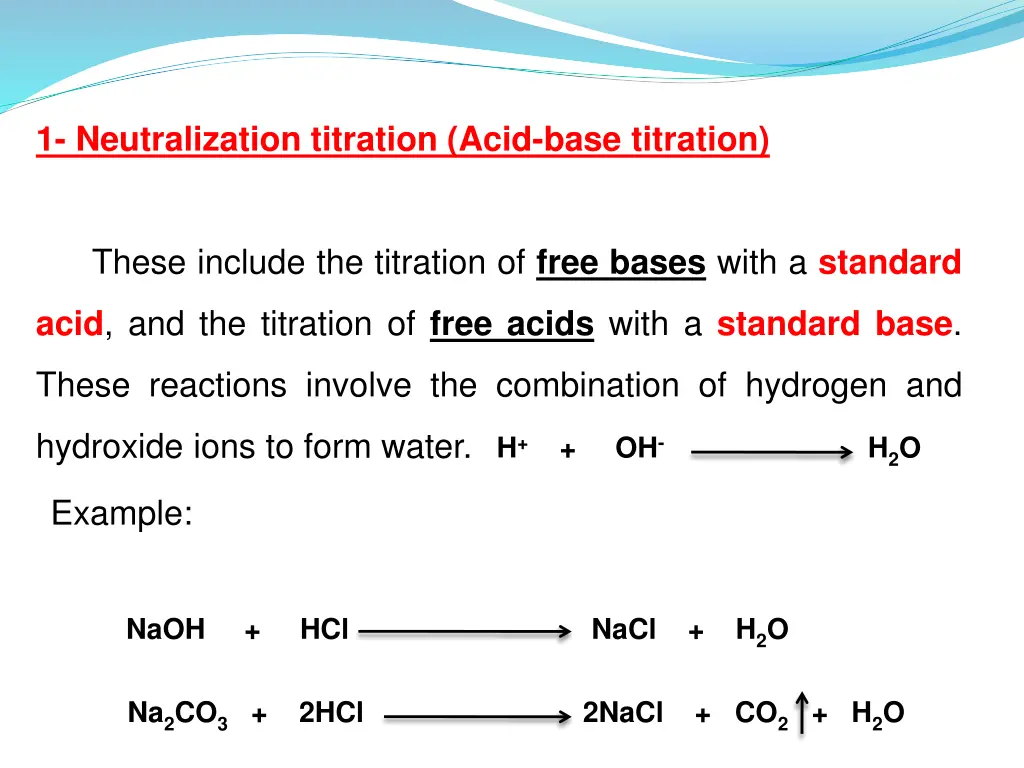1 neutralization titration acid base titration