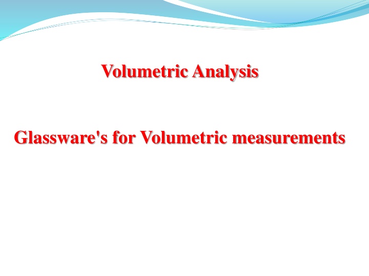 volumetric analysis