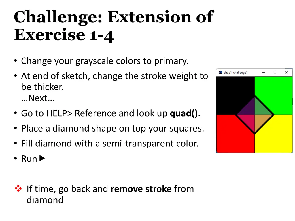 challenge extension of exercise 1 4