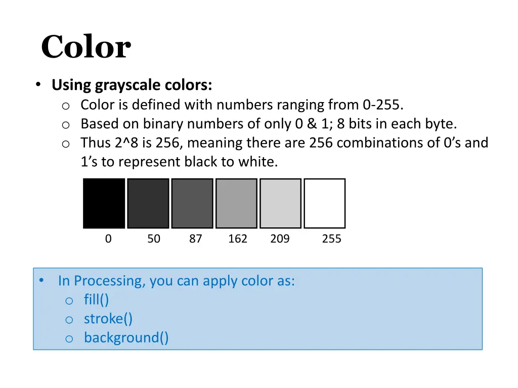 color