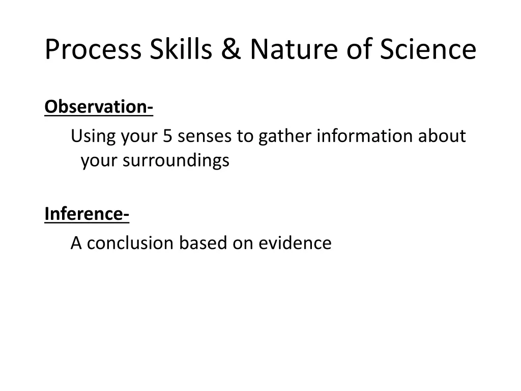 process skills nature of science 1