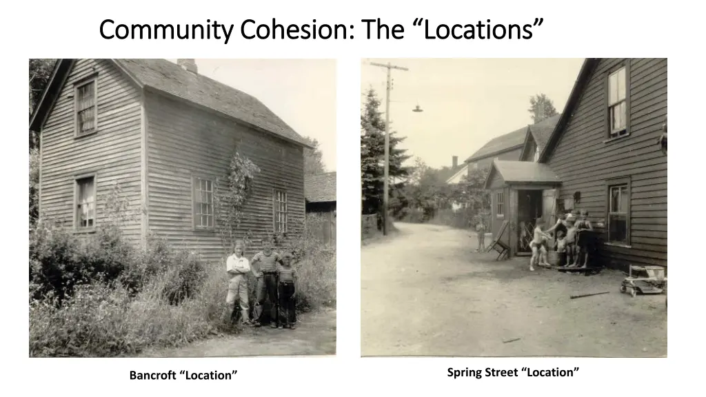 community cohesion the locations community
