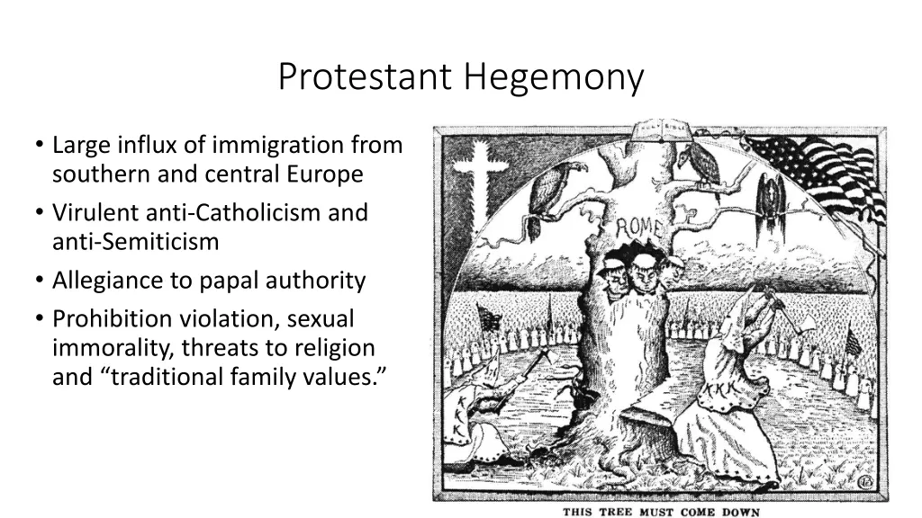 protestant hegemony