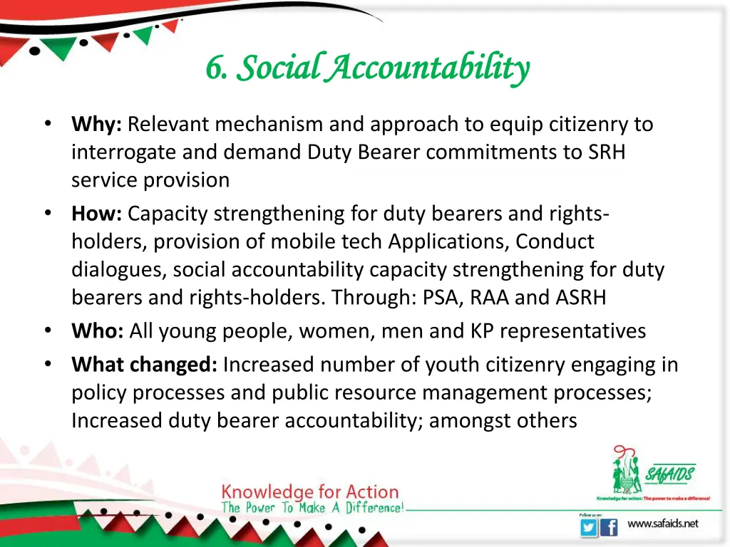 6 social accountability 6 social accountability