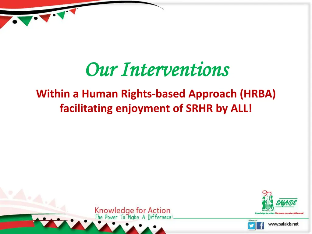 our interventions our interventions within