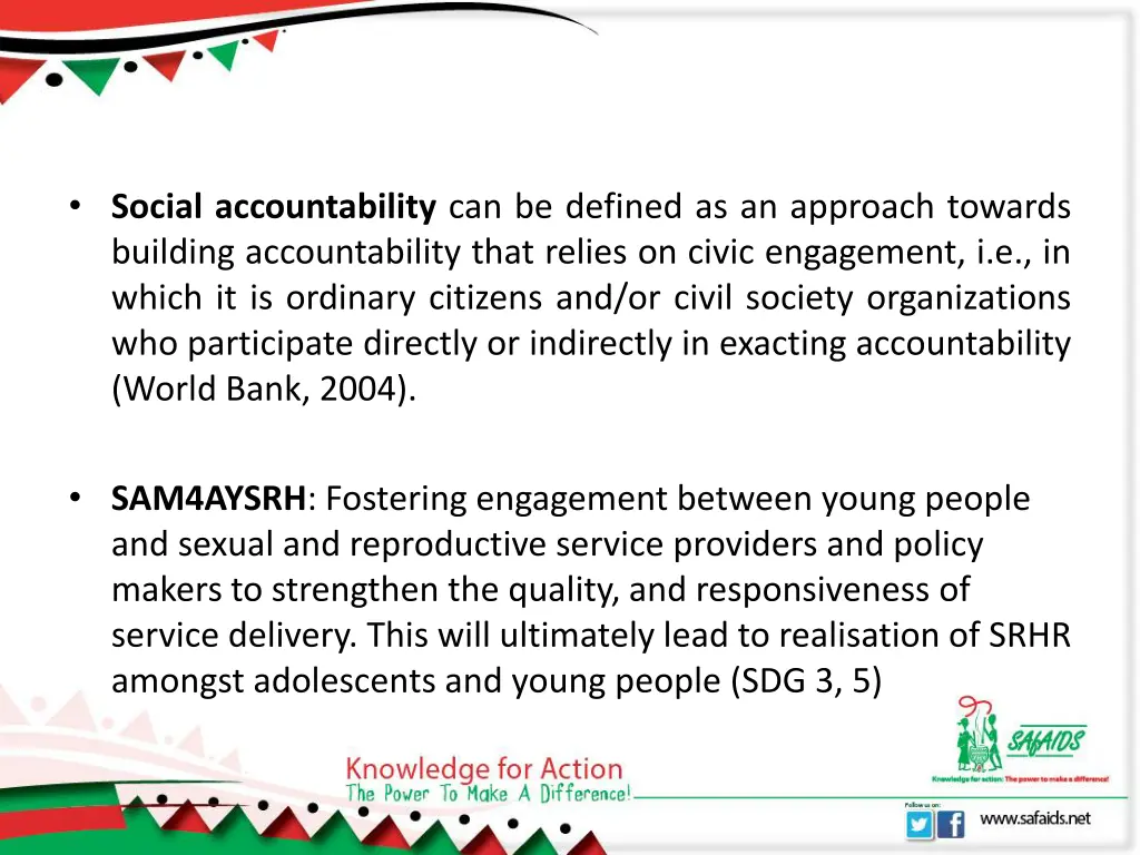 social accountability can be defined