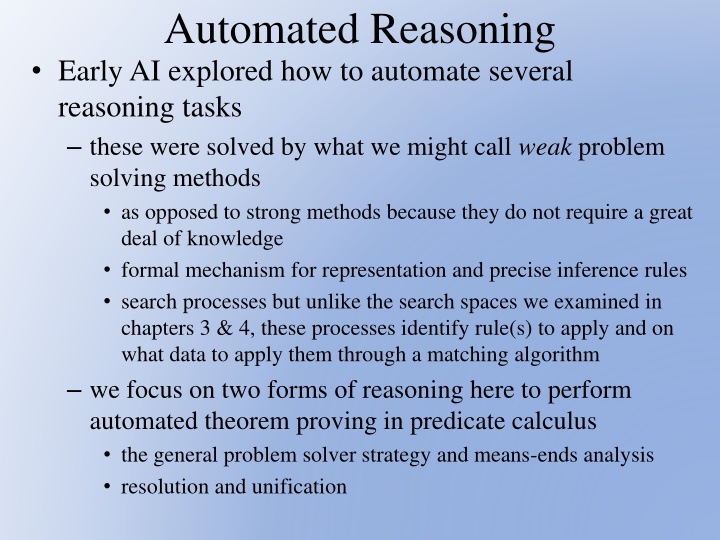 automated reasoning early ai explored