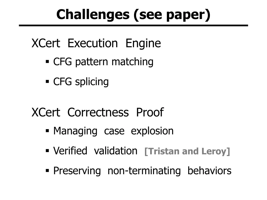 challenges see paper