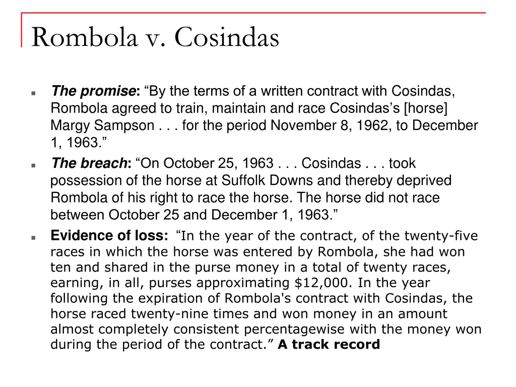 rombola v cosindas