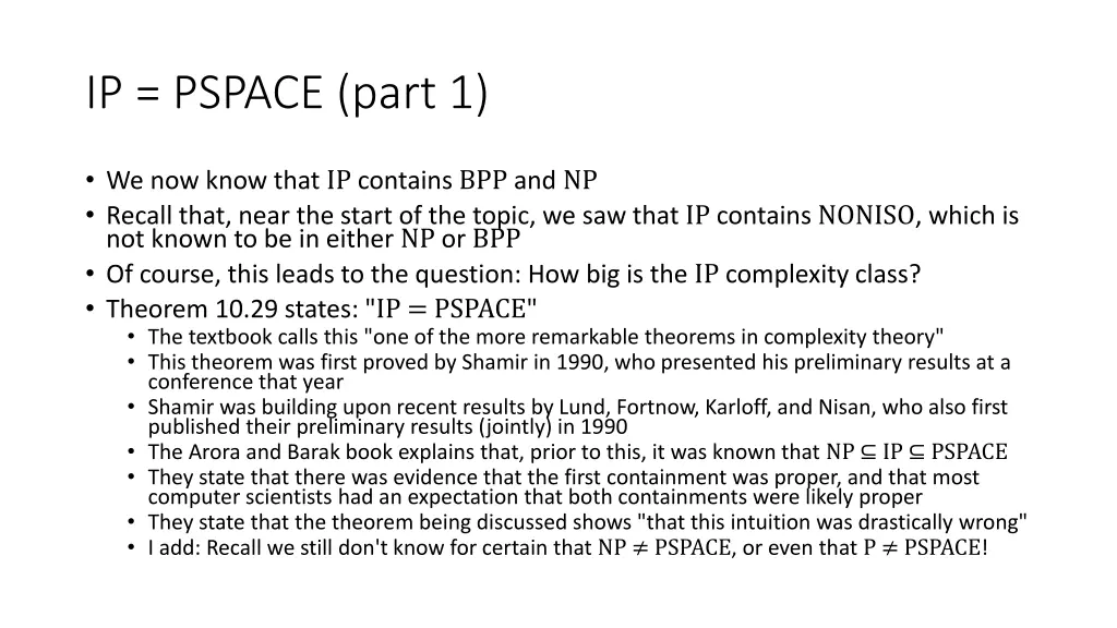 ip pspace part 1