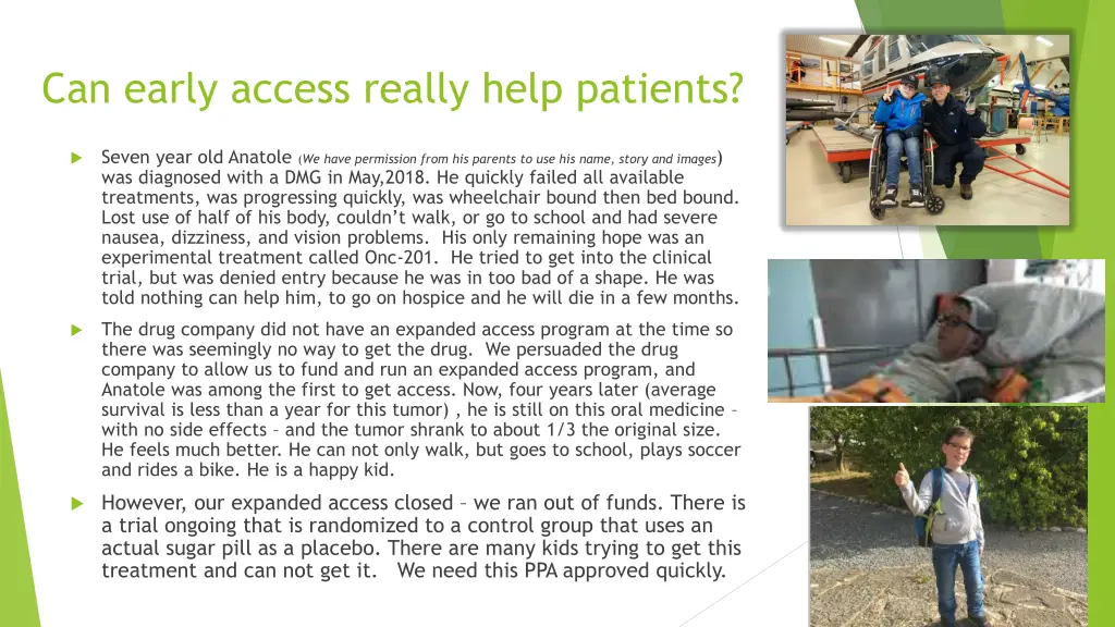 can early access really help patients