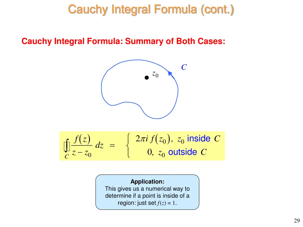 cauchy integral formula cont 3