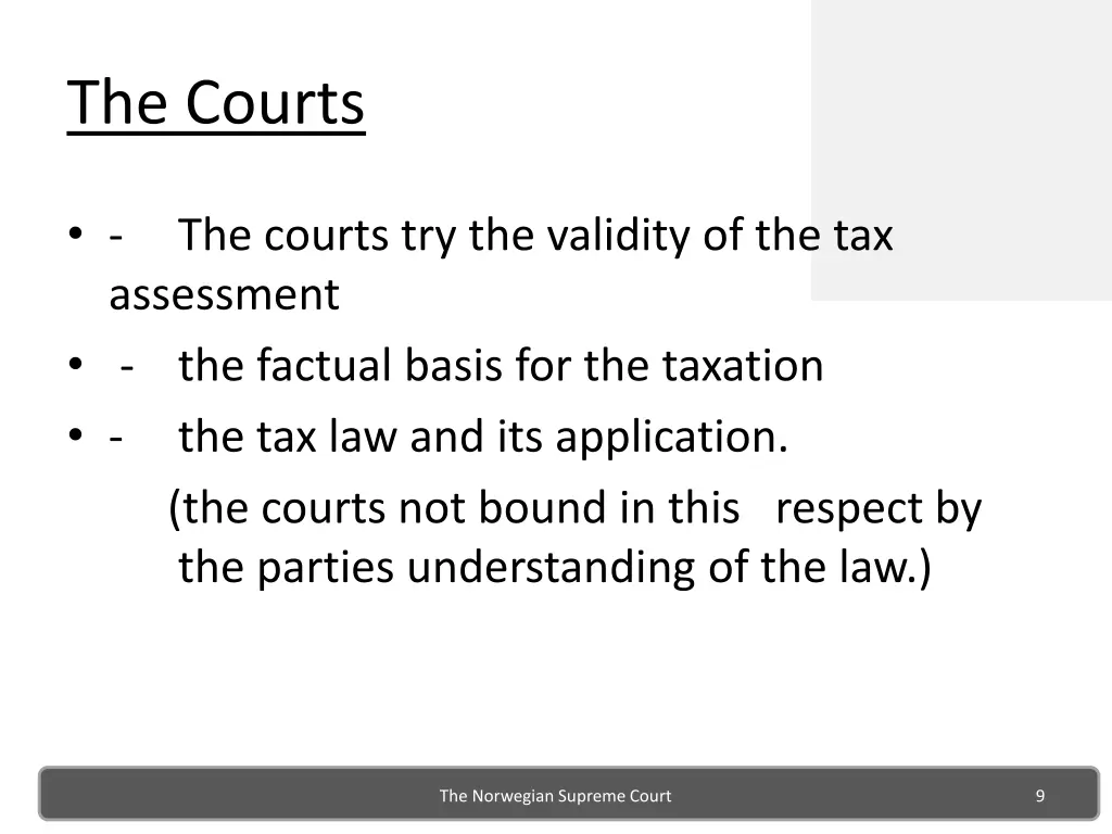 the courts 1
