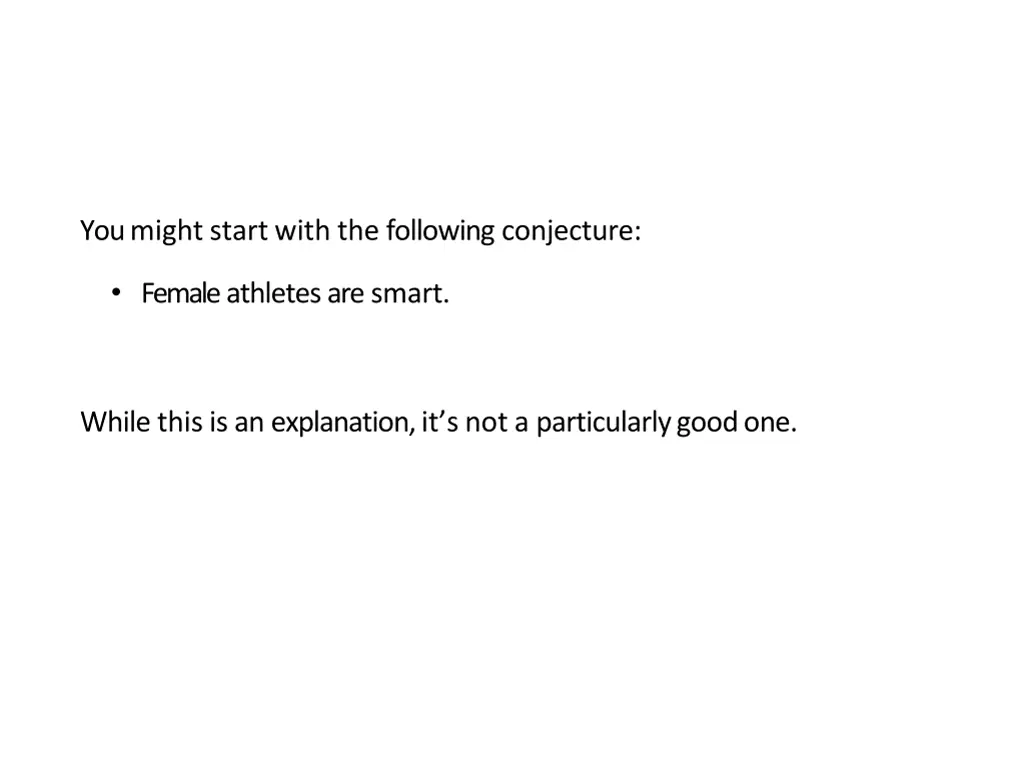 you might start with the following conjecture
