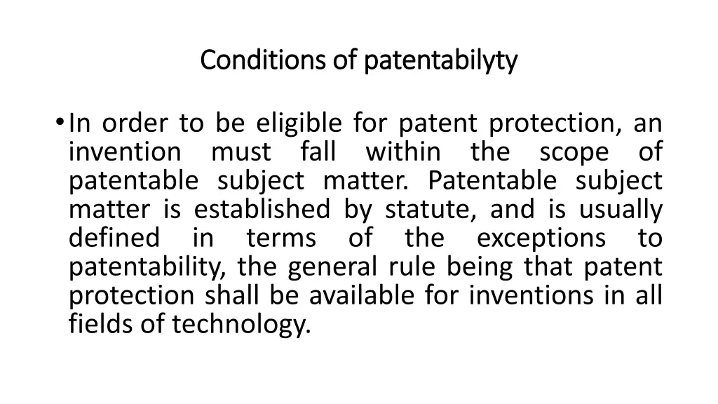 conditions conditions of