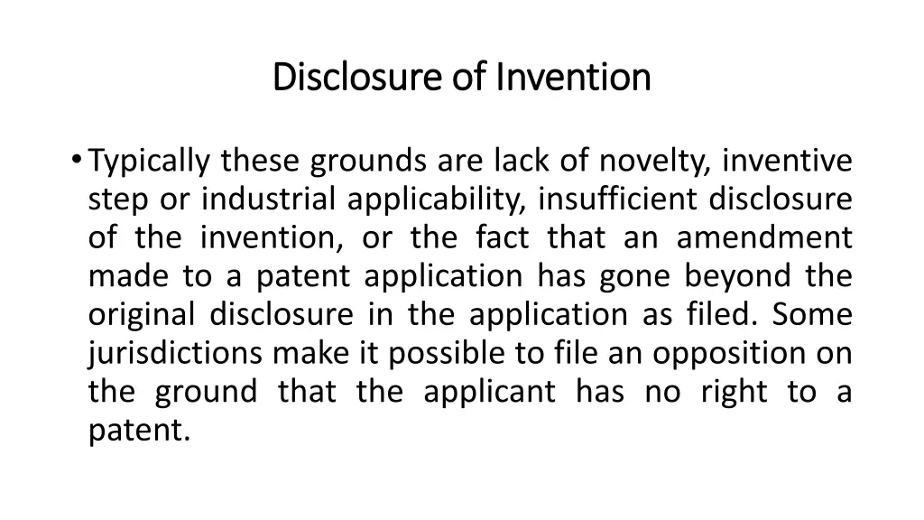disclosure of disclosure of invention 1