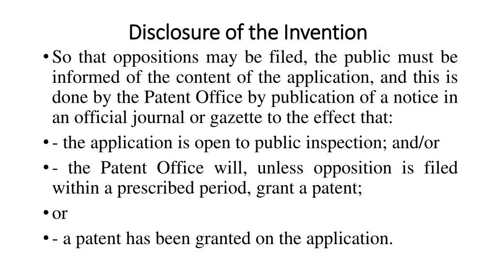 disclosure of the disclosure of the invention 3