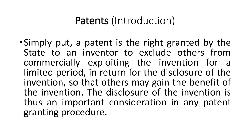 patents patents introduction 1