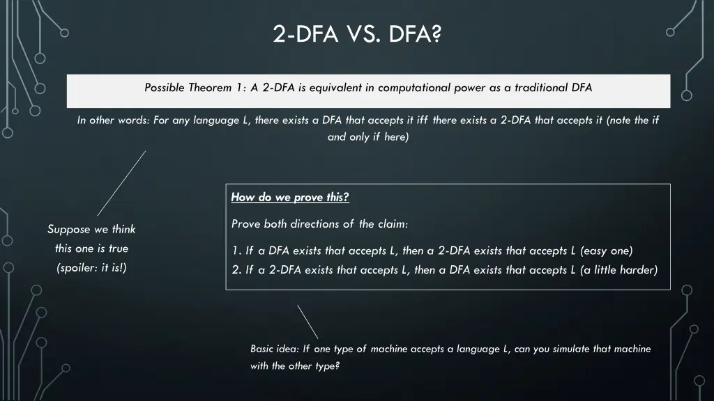 2 dfa vs dfa 1