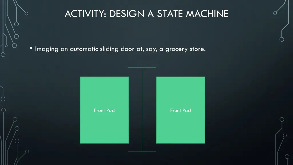 activity design a state machine